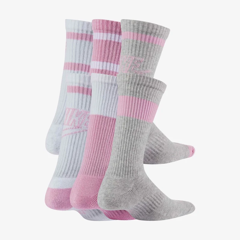 Nike Kids' Everyday Cushioned Crew Socks - 6 Pack (Older Kids)